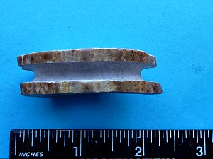 antler line holder side view antler line holder side view