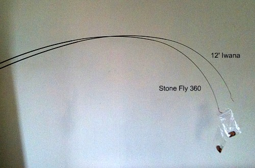 Stone Fly 360 vs. 12' Iwana Bends Stone Fly 360 vs. 12' Iwana Bends