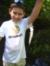 With minimal instruction kids can begin to fish independently with tenkara rods and catch fish.