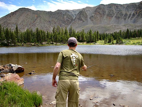 Tenkara Fishing in Alpine Lakes