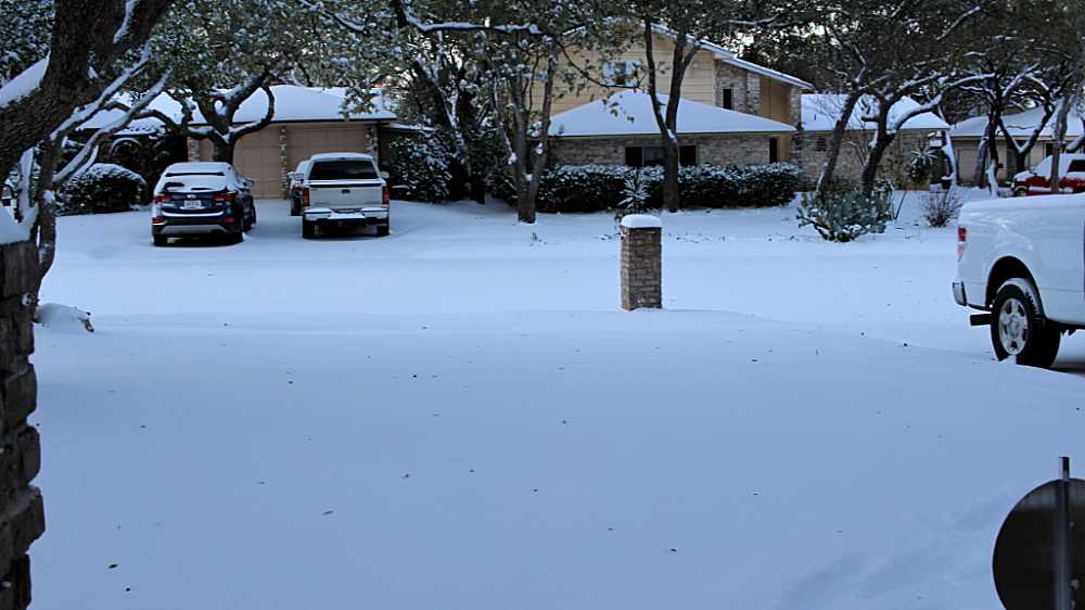 San Antonio snow