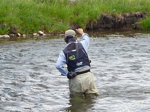 Tenkara no Oni fishing downstream