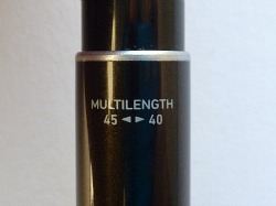 Multilength 45-40 printed on side of rod.