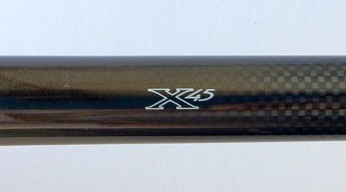 The clear coat showing the carbon weave fades to black.