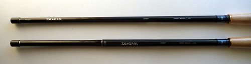 Daiwa Expert Tenkara L LL36 (top) and Expert Tenkara L LL45M (bottom).