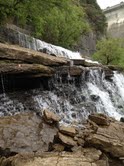The beauiful waterfall