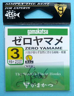 Package of Gamakatsu Zero Yamame keiryu hooks