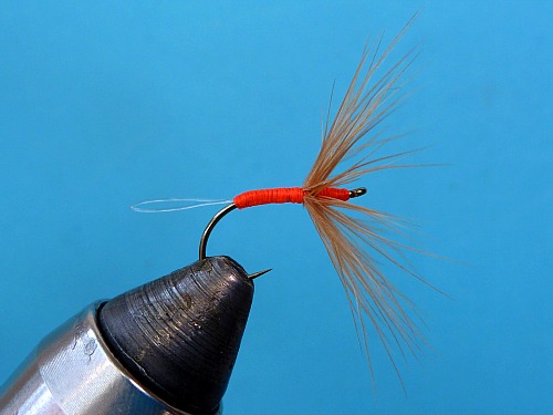 hook finished Classic Trout Hook Blue Tippet hook hooks tied 