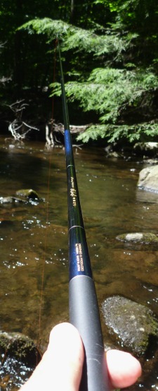 Shorter keiryu rod for smaller stream