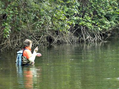 Deeper water requires a different presentation.