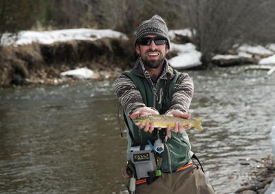 The only surface eater came to my micro-caddis. 