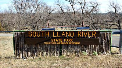 Entrance to South Llano River State Park