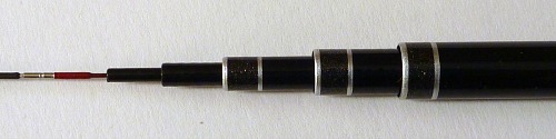 Traveler 27 section ends and rod tip