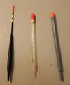 Still Water Floats - Drennan Glowtip (left), straight wagglers (right)