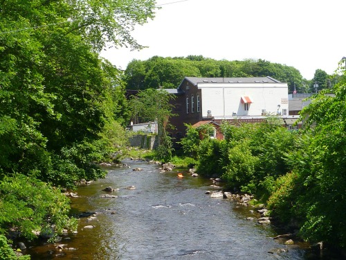 View from the bridge. The second stream I went to that day.