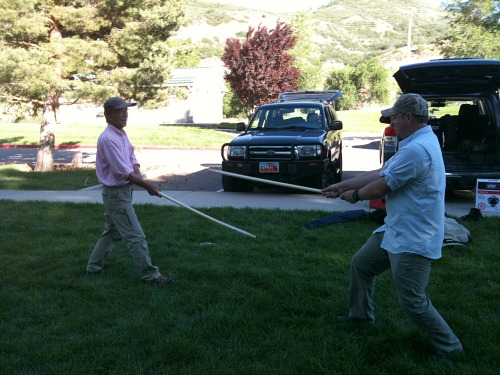 Impromptu Kendo Demonstration