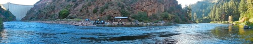 Panoramic photo of the Green River