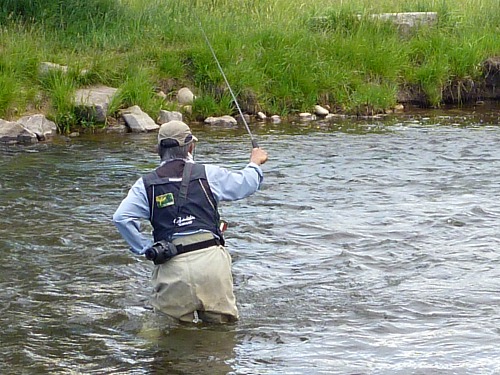 Tenkara no Oni fishing downstream