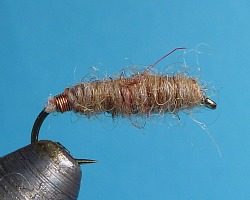 Killer Bug tied with Sand yarn