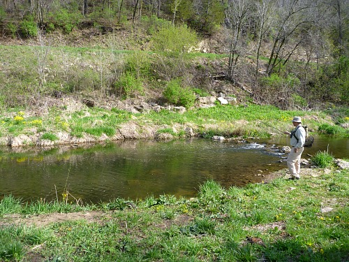 The Miracle Pool we fished at the Midwest Fest