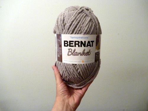 Bernat Blanket Yarn, source for mop fly yarn
