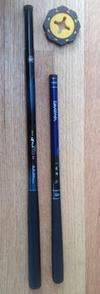 Keiryu rods: Nissin 450ZX stiff and Diawa Kiyose 36SF