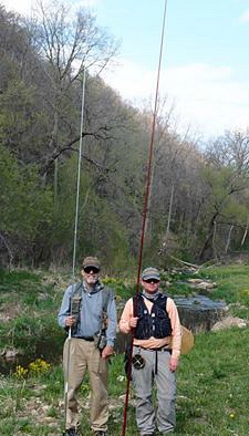 Anglers with 7m rods